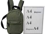 Маленький рюкзак 3L LS Антивор с RFid хаки - фото 3