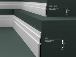 Малярные работы монтаж плинтуса