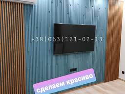 Заказать Декоративные Деревянные Рейки Для Стен