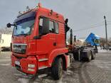 Ман TGS 26.480 кран маніпулятор Palfinger 15002 гаковий мультиліфт В наявності 6х6 - фото 2