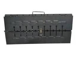 Мангал чемодан "Кемпинг" 10 шампуров