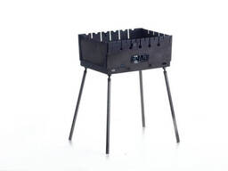 Мангал розкладний (кейс) товщина 2мм на 6 шампурів СИЛА