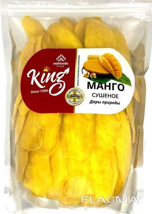 Манго натуральный сушёный без сахара King 1 Кг. Натуральный 100%