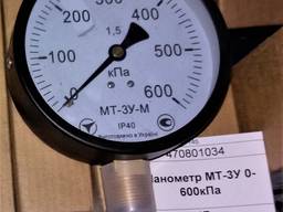 Манометр МТ-3У 0-600кПа
