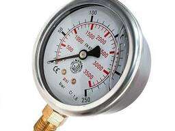 Манометр радиальный глицериновый