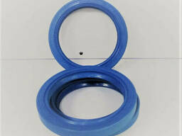 Манжета резинова армована реверс (синя) 2,2-85х110