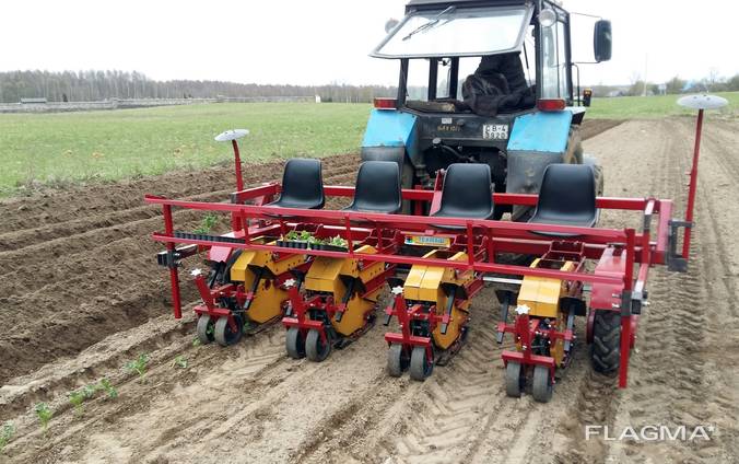 Машина рассадопосадочная МРП-2/4 (под пленку) Копия ferrari — Купить в ...