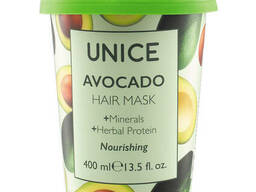 Маска для волос Unice с маслом авокадо, 400 мл