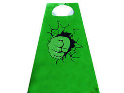 Маскарадный плащ с маской Халк 3 9070 70х70 см