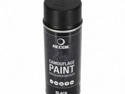 Маскировочная краска аэрозольная Recoil черная