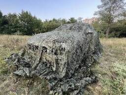 Маскировочная сетка зелёная для автомобиля, пикапа, внедорожника и техники. Камуфляж №4...