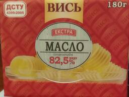Масло 82,5% ДСТУ 180 гр ТМ Всиь