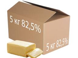 Масло ДСТУ 82.5% (ящик 5 кг)