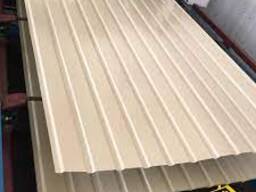 Матовый профнастил и доборные элементы