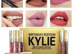 Матовые жидкие помады для губ Kylie Birthday Edition (блеск