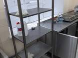 Мебель из нержавеющей стали для кухни ресторана кафе, стол, стеллаж - фото 2