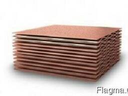 Медь - катод М00к, М0к т.4,0-10,0х1000х1000 мм;