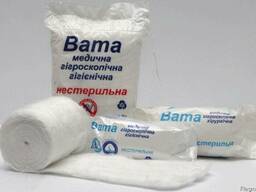 Медицинская вата и марля