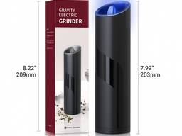 Мельница электрическая, электромельница, измельчитель для специй, перца, соли