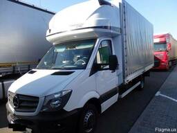 Mercedes Sprinter 519 Long. , с бортовым кузовом длиной 4.78м