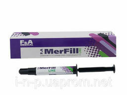 Merfill LINE, Шприц 3 Г, Светоотверждаемый Подкладочный Материал, F&amp;A Medical