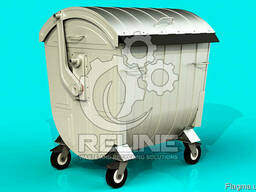 Металеві контейнери для сміття та баки ТПВ оцинковані 1100л