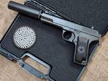Металевий пістолет з глушником на пульках ТТ PRO Galaxy G33A Original - фото 3