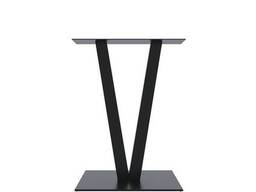 Металическая опора для стола "Серия 25 mini" с квадратным основанием 50х50