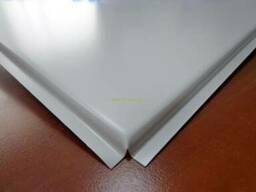 Металлические плиты потолочные Белые 600х600мм RAL. ..