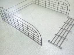 Металлические стеллажи для овощей, фруктов