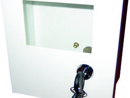 Металевий бокс із замком та вікном для БДУ (145х155х90)