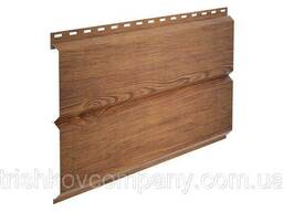 Металлический сайдинг фальшбрус-1 золотой дуб