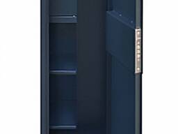 Металлический сейф для хранения ружья с трейзером для патронов