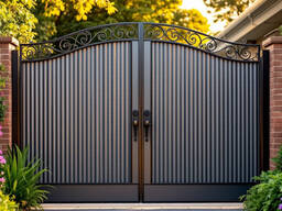 Металлоконструкции и ЖБИ от Акабуд — ворота, навесы, заборы