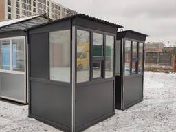 Металлопластиковый пост охраны, бытовка, ларек, кофейня под ключ!