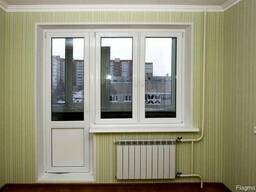 Новые балконные блоки Рехау. Двери на балкон. Окна металлопластиковые. Киевская область