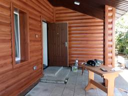 Металлосайдинг "бревно" блок-хаус ( металлический сайдинг )