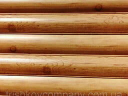 Металлосайдинг сруб имитация под дерево сосна Китай 0,4. ..