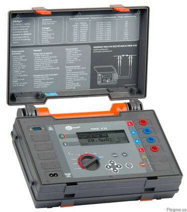 Sonel MMR-630 Мікроомметр, роздільна здатність 0,1мкОм.