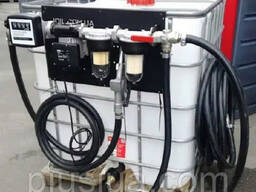 Міні АЗС на базі Єврокуба 1000 л з насосом Piusi