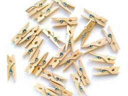 Міні прищіпки, 2.5 см (маленькі прищіпки), 100 шт