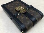 Мини сумка для телефона женская из эко кожи на цепочке Чехол Crossbody Bag сумочка на цепо - фото 8