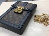 Мини сумка для телефона женская из эко кожи на цепочке Чехол Crossbody Bag сумочка на цепо - фото 11