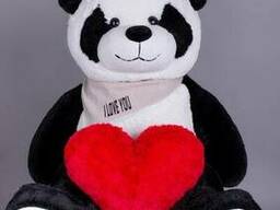 Мишка плюшевый Yarokuz Панда с сердцем 165 см