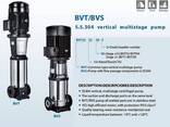 BVS 2-13, 1,5 kW, AISI 304 насос многоступенчатый - фото 2