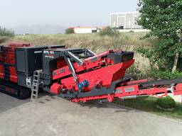 Мобільна Роторна Дробарка Boratas ROCKTRACK BPK 101 на гусеничному шасі, та навісним грохо