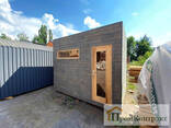 Mobile sauna 3.1x2.1m Gartensauna-8 Thermowood Production turnkey from the manufacturer - фото 3