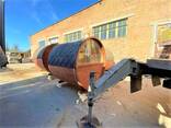 Mobile sauna barrel made of turnkey timber 5.5x2.15m Fasssauna-5.5 from the. .. - фото 2