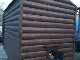 Мобильная баня на шасси