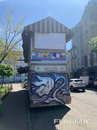 Мобільна кав'ярня в оренду, довгостроково, фудтрак /кава-автобус MAN/ NEOPLAN